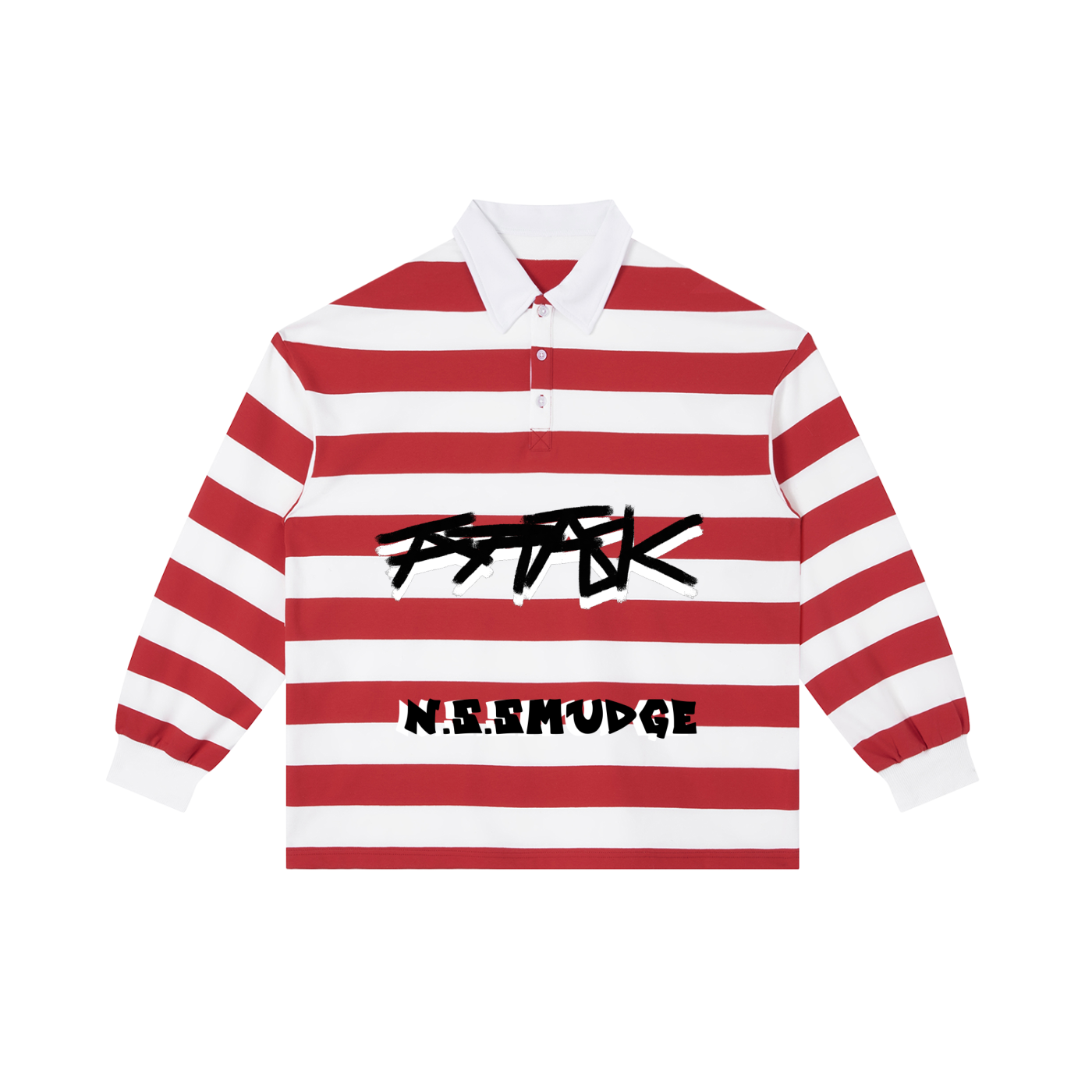 ATTACK STRIPED RUGBY SHIRT
