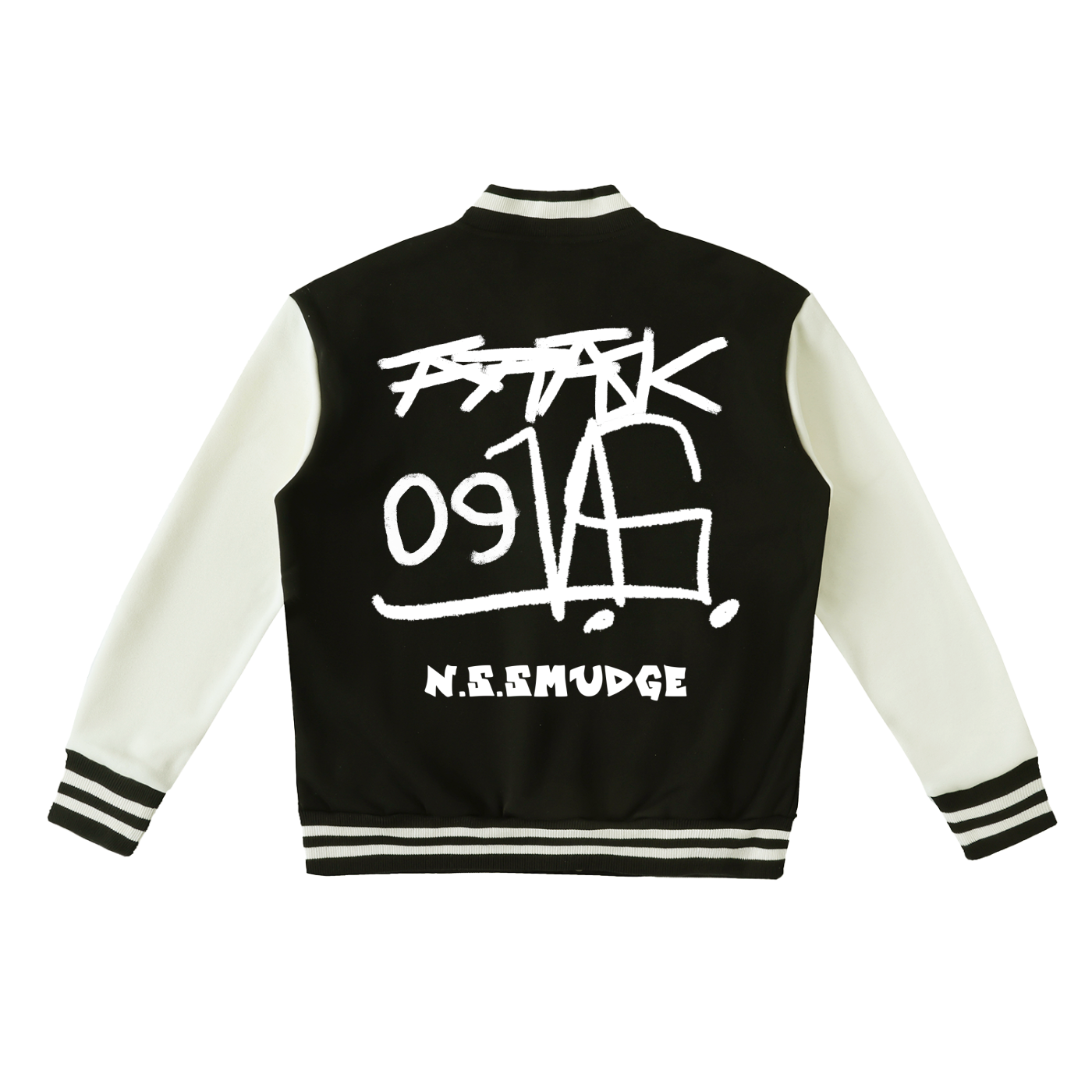 ATTACK BLACK VARSITY JACKET