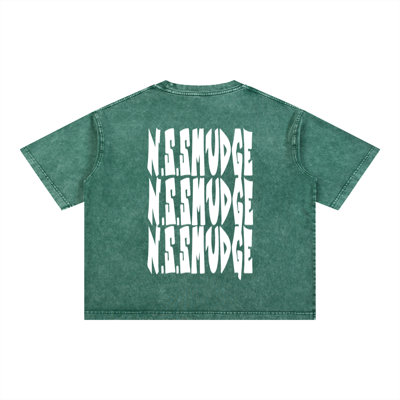 N.S.SMUDGED BOXY TSHIRT