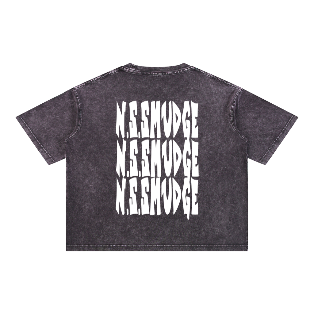 N.S.SMUDGED BOXY TSHIRT