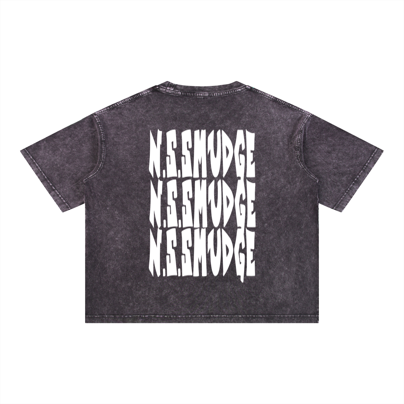 N.S.SMUDGED BOXY TSHIRT