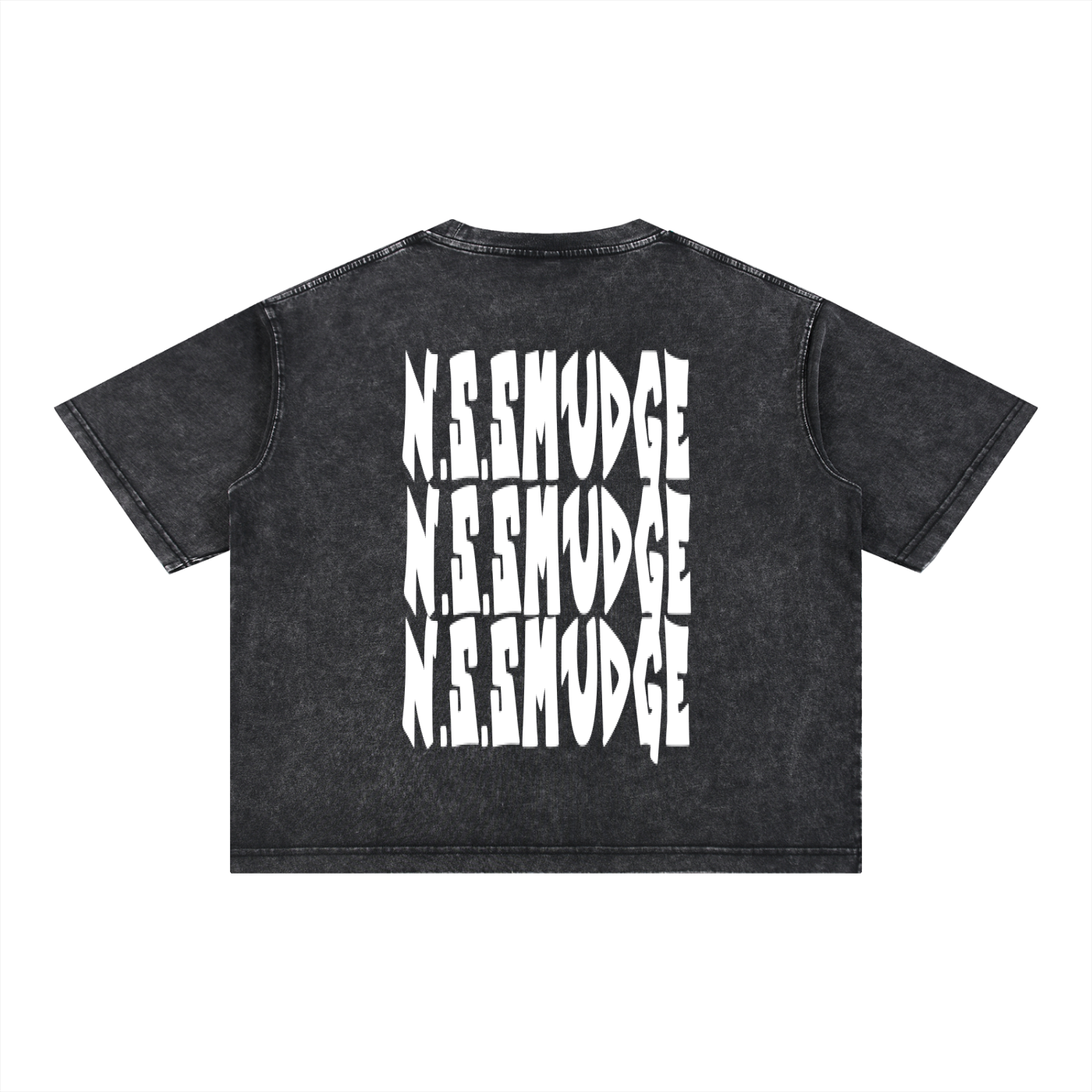 N.S.SMUDGED BOXY TSHIRT
