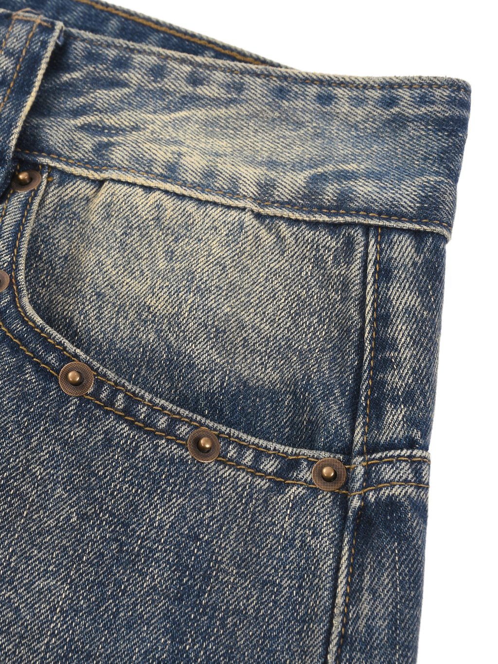 ATTACK Vintage Wash Baggy Denim Shorts